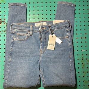 Topshop Blue Skinny Jeans Classic Style 28